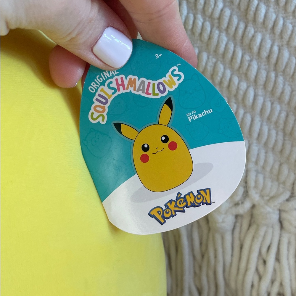 Pokemon GIANT Pikachu Plush SQUISHMALLOW NWT - Picture 2 of 8